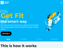 Tablet Screenshot of fitnessgenes.com